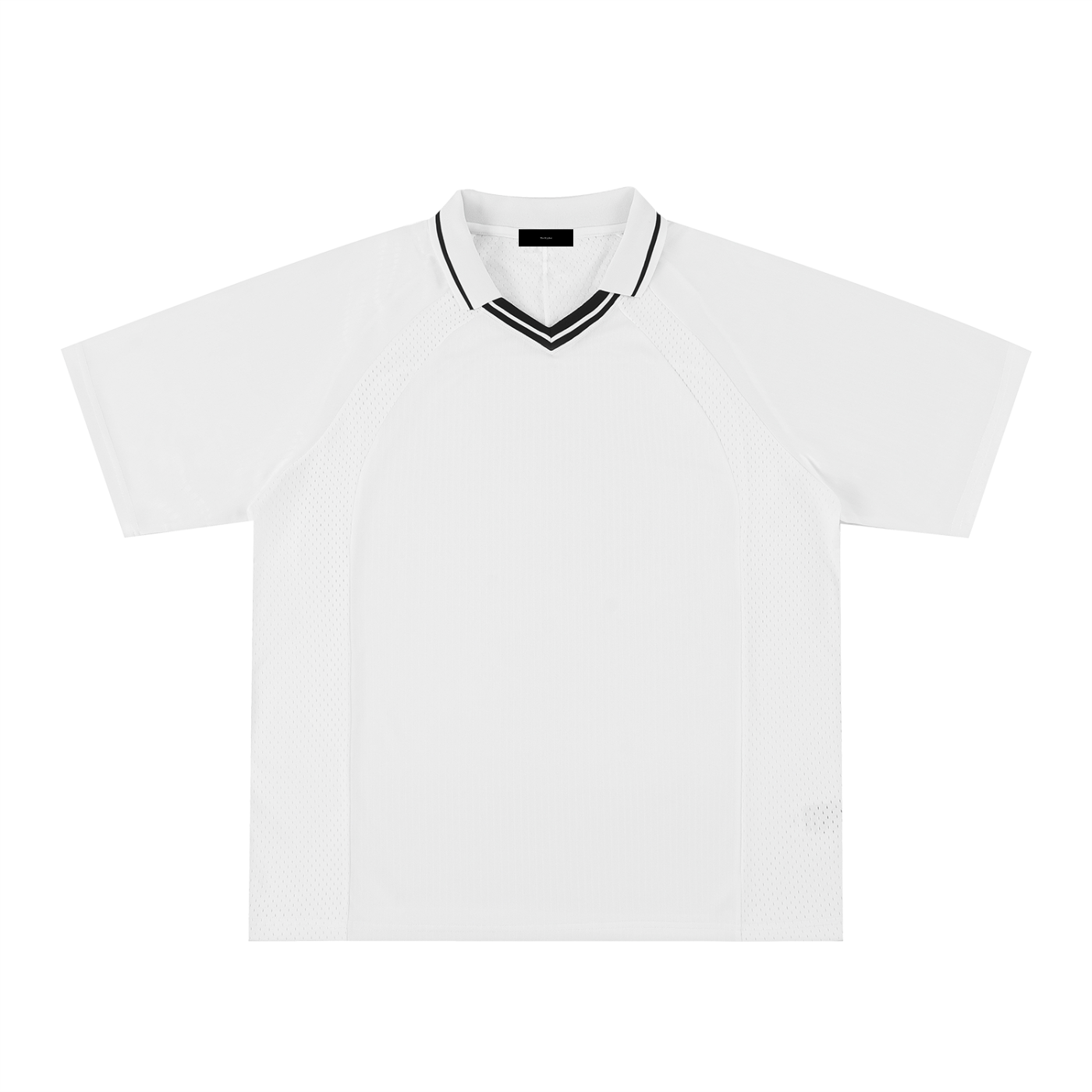 Striped V-Neck Soccer Jersey
