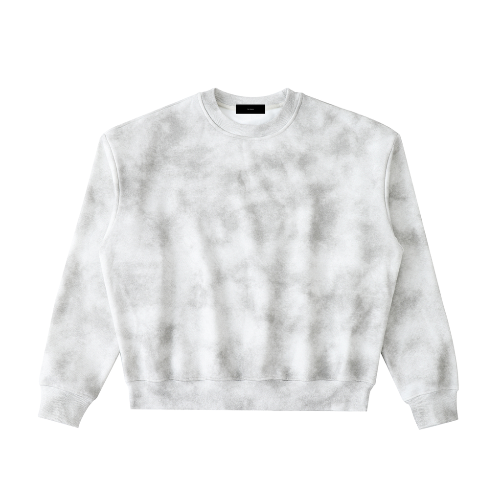 Dirty Washed Boxy Fleeced Sweatshirt
