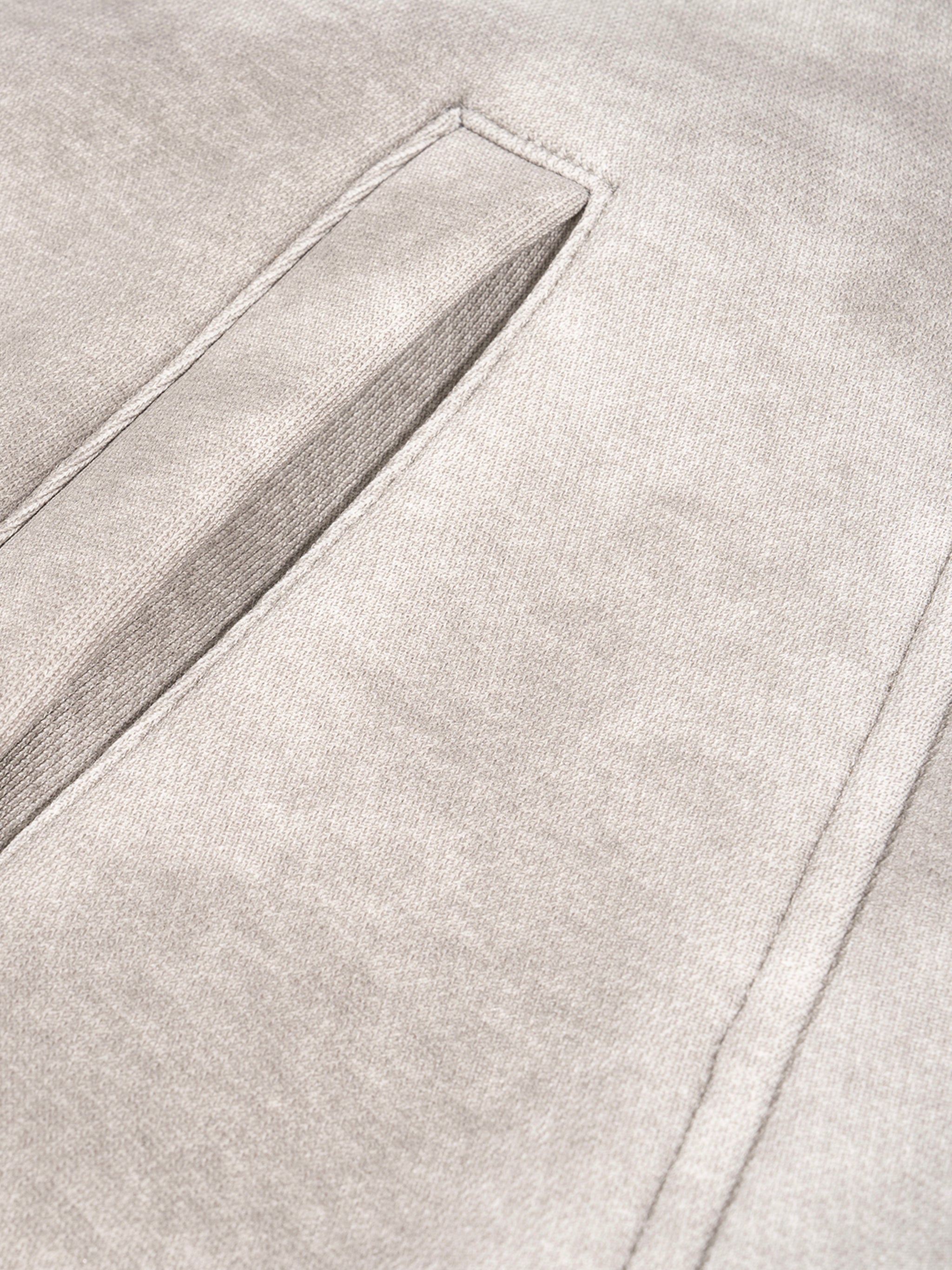 Dirty Washed Zip-Up Fleece Hoodie
